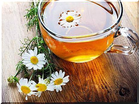 Chamomile has an intestinal degreasing effect.