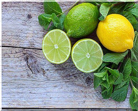 anxiety relieving foods: lemon and lime