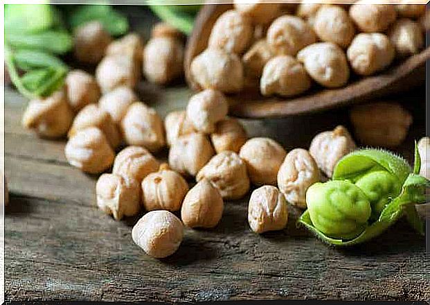 Chickpeas are high in fiber