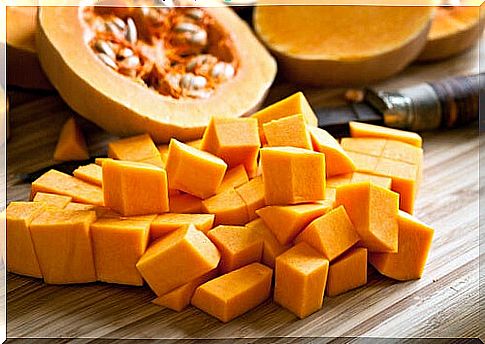 pumpkin cubes