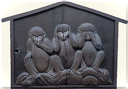 three wise monkeys