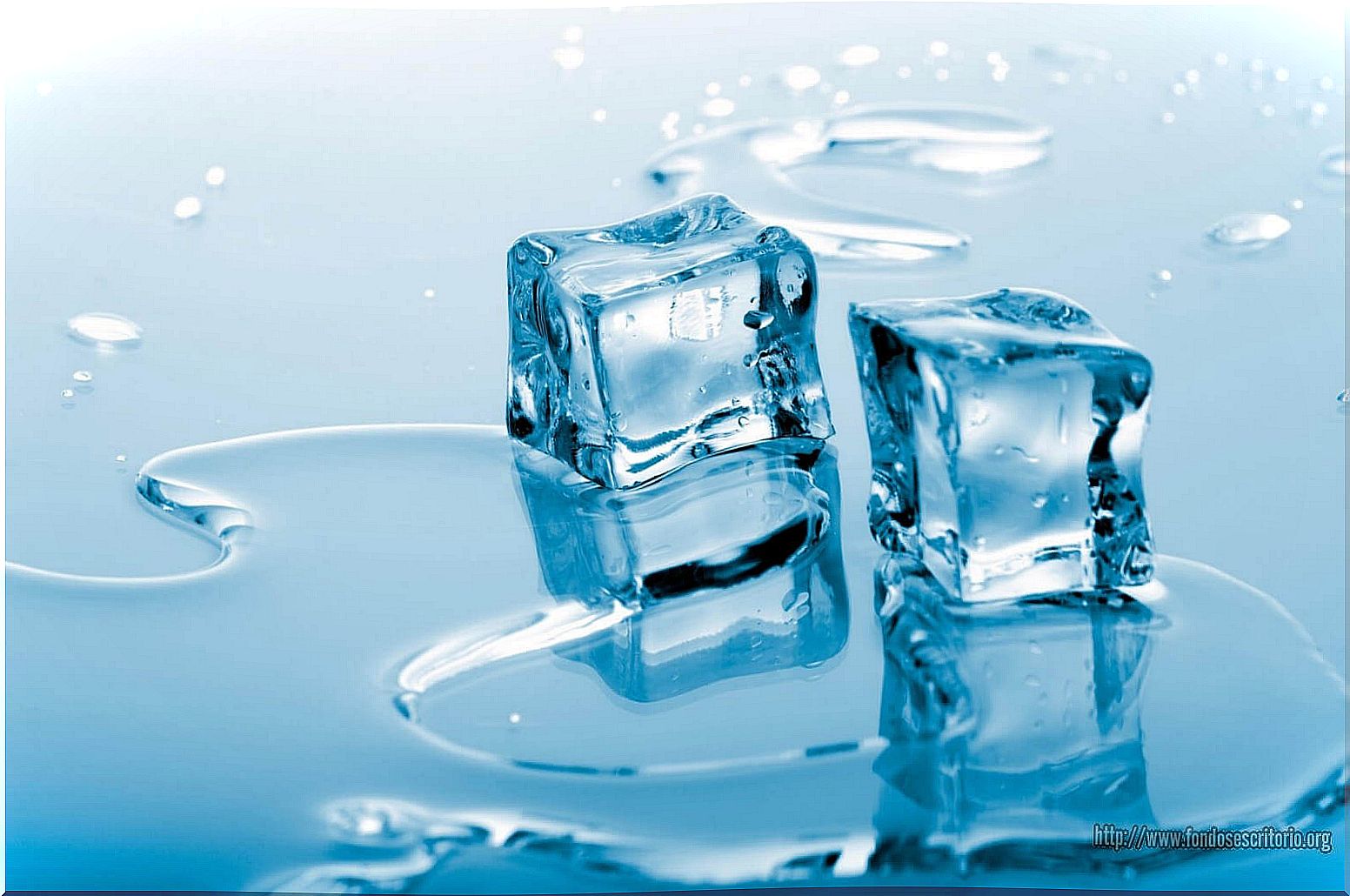 ice can be used to remove the blockage