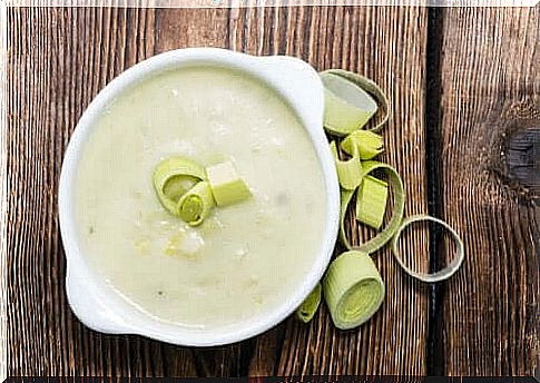 vegetable soup from mushrooms