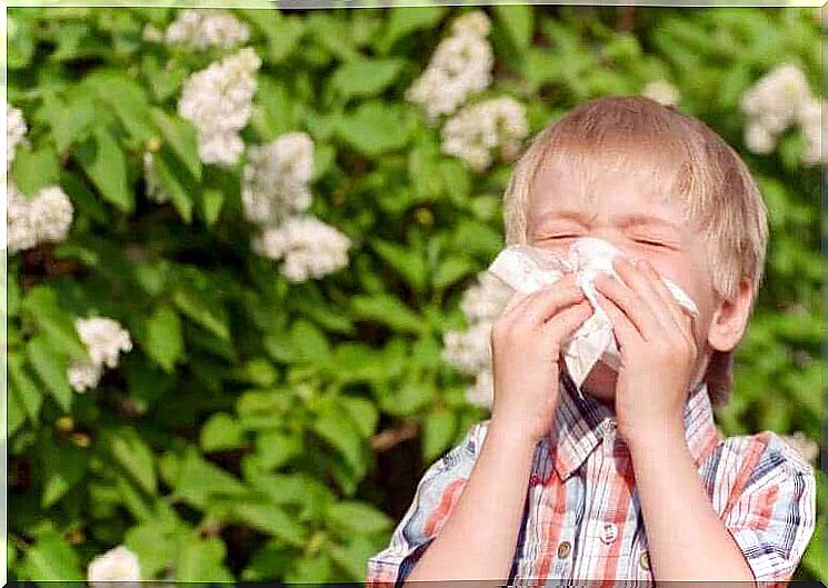 Children's allergies: pollen.